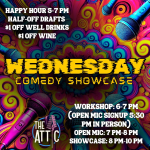 Wednesday Open Mic and Comedy Showcase with Sista Lu