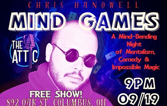 Mind Games: A FREE Magic + Comedy Showcase
