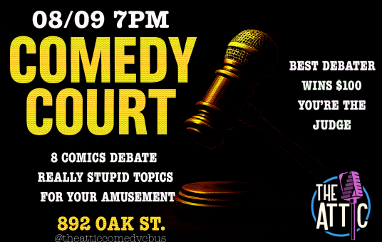 Comedy Court - A Hilarious Courtroom-Style Comedy Show