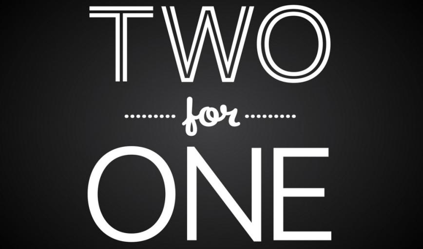Two-fer Tuesdays!!!!