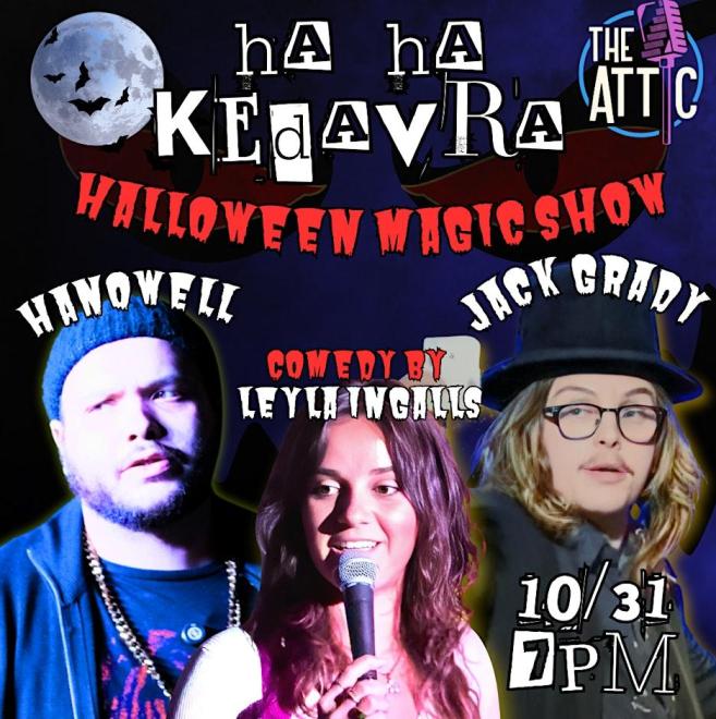 Ha Ha Kedavra: A Comedy Magic Show on HALLOWEEN