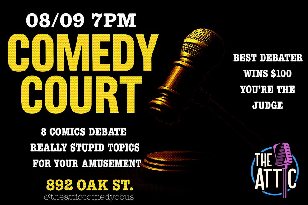 Comedy Court - A Hilarious Courtroom-Style Comedy Show